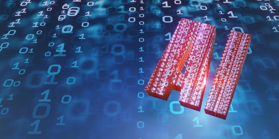 AI artificial intelligence background image network digital computer technolo 스톡 일러스트