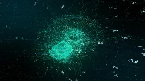 AI artificial intelligence computer brain mind design for deep learning  Stock Illustration