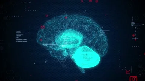 AI (Artificial Intelligence) concept. Deep learning. Computer programming. Stock Footage 138336899