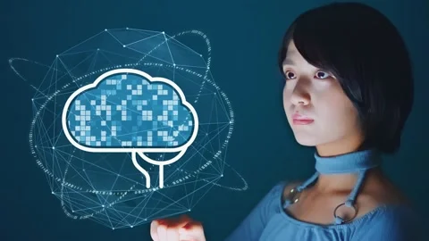 AI (Artificial Intelligence) concept. Deep learning. Computer programming. Stock Footage 157472738