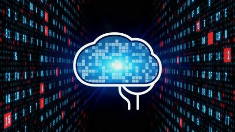 AI (Artificial Intelligence) concept. Deep learning. Electronic circuit. Stock Footage 161064840