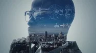 Ai (Artificial Intelligence) Concept. Science Technology. Stock Footage