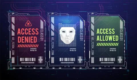 AI. Artificial intelligence. Conceptual Layout with HUD elements for print .. Illustrazione stock