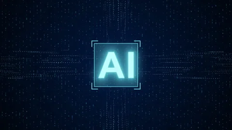 Ai Artificial Intelligence Cyber Data Mining Tools Video Stockbeeldmateriaal 337985558