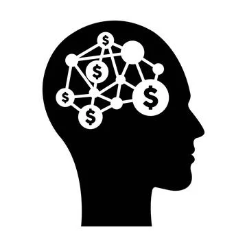 An AI artificial intelligence design for finance and money mind illustratio.. Stock Illustration