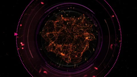 AI Artificial Intelligence Digital Brain Deep Learning Computer Machine Video 02 Stock Footage 280320689