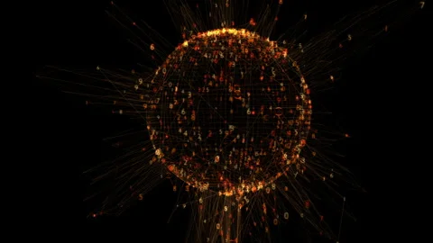 AI Artificial Intelligence Digital Brain Deep Learning Computer Machine Video 06 Stock Footage 280378733