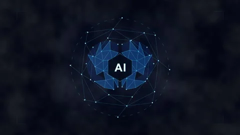 Ai artificial intelligence digital brain technology network Stock Footage 348324613