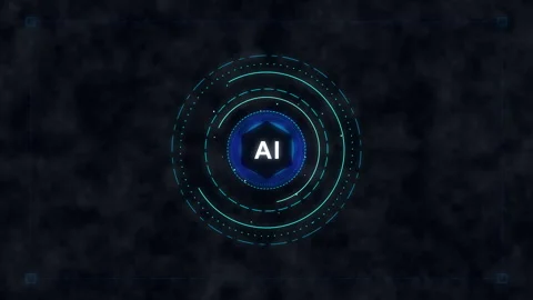 Ai artificial intelligence digital connection radar scan network data Stock Footage 348324572