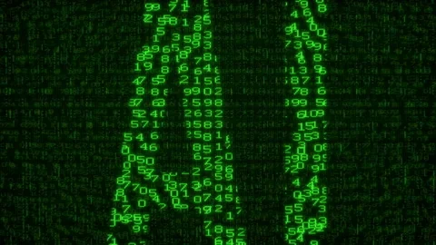 AI - Artificial Intelligence - Digital Data Code Matrix Vidéo 98558122