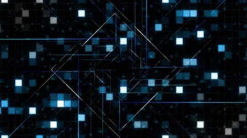 AI artificial intelligence digital network technologies 19 Grid BG 0 F1 blue  Видео 117182724