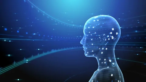 AI artificial intelligence digital network technologies 19 2 Mix 6 blue 4k Видео 118395888