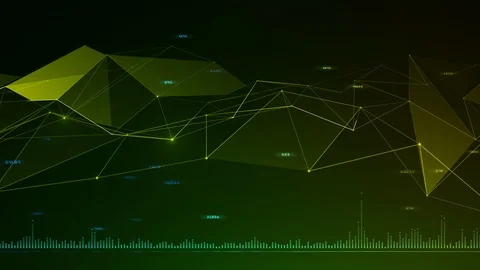 AI artificial intelligence digital network technologies 19 3 BG 7 green 1 4k Vídeos de archivo 121056117
