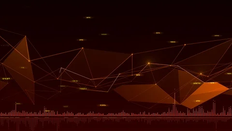 AI artificial intelligence digital network technologies 19 3 BG 7 red 1 4k Vídeos de archivo 121059746