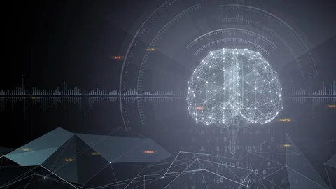 AI artificial intelligence digital network technologies 19 3 Brain 7 gray 1 4 Stock Footage 121062700