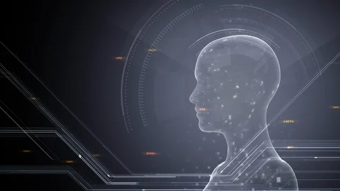 AI artificial intelligence digital network technologies 19 4 Human 7 gray 1 Stock Footage 121745517