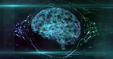 AI, artificial intelligence digital network technologies concepts Background. Stock Footage 144233322