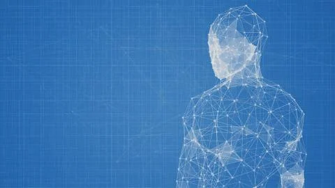 AI Artificial intelligence digital robotic brain deep learning computer  Stock Illustration