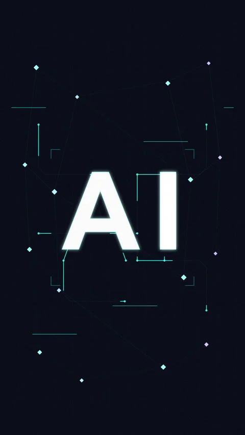 Ai artificial intelligence digital technology network interface Stock Footage 348324707