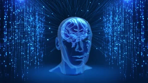 AI artificial intelligence engineering concept, big data AI machine learning gen Stock Footage 342784286