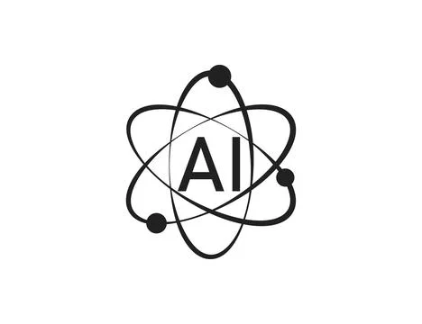 Ai, artificial intelligence icon. Vector illustration. Stock Illustration
