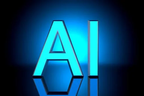 AI Artificial Intelligence 스톡 일러스트