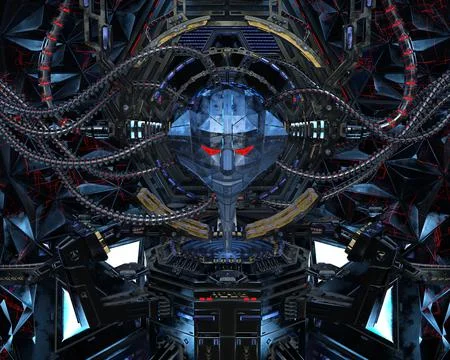 AI Artificial Intelligence Stock Illustration