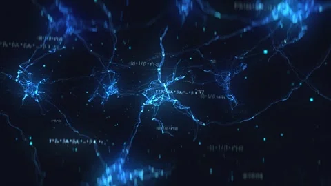 AI Artificial Intelligence Network Stock Footage 267790447