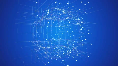 AI Artificial intelligence neural network. Machine learning algorithms. Stock Footage 236887507