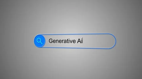 AI artificial intelligence Prompt search bar large model user interface design v Vídeos de archivo 341884120