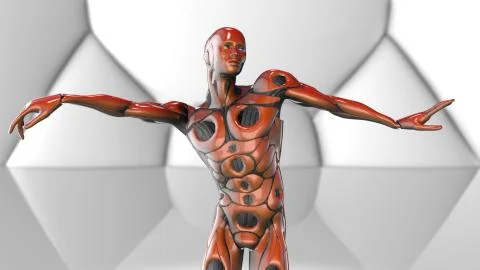 AI Artificial intelligence robots dancing simulation of deep learning  스톡 일러스트