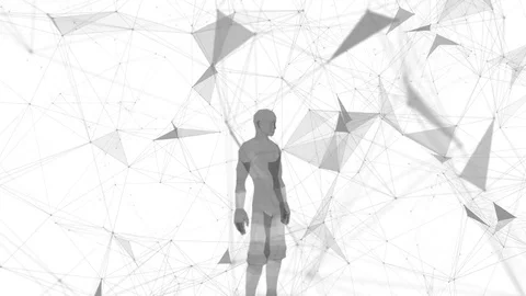 AI Artificial intelligence simulation of human intelligence by machines Stock Footage 80992992