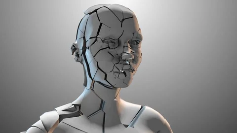 AI Artificial intelligence simulation of human intelligence by machines Stock Footage 87850321