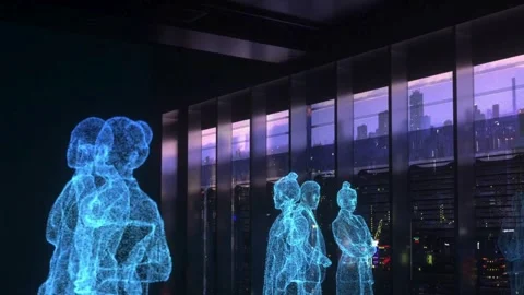 Ai Artificial Intelligence Simulation Of Human Intelligen Video stock 276410203