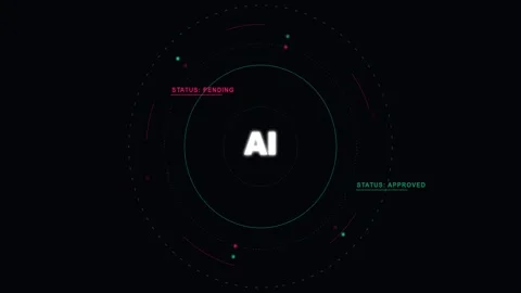 AI Artificial Intelligence Technology Animation Stock Footage 340877293