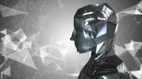 AI Artificial intelligence technology of big data machine deep learning Stock Illustration