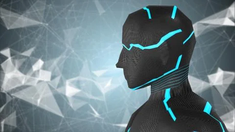 AI Artificial intelligence technology of big data machine deep learning Stock Illustration