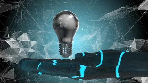 AI Artificial intelligence technology of big data machine deep learning Stock Illustration