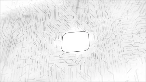 AI Artificial Intelligence technology circuit motherboard chip computer design Stock Footage 333794666