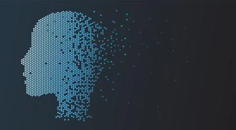 AI, artificial intelligence technology concept. 스톡 일러스트