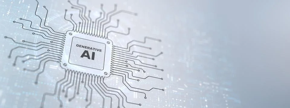 AI Artificial Intelligence Technology for Digital Computing and Data Proces.. Фото