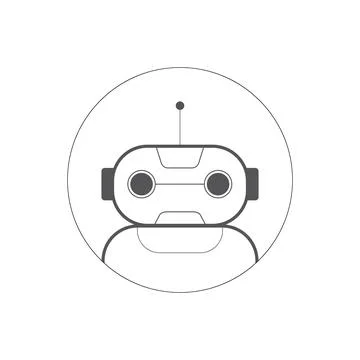 Ai artificial intelligence technology hi tech business icon. Stock Illustration