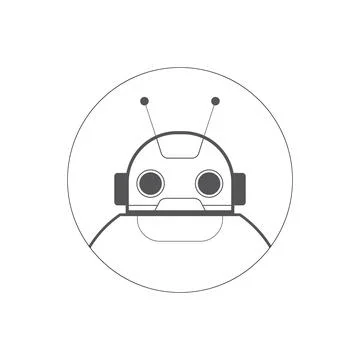 Ai artificial intelligence technology hi tech business icon. Stock Illustration