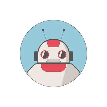 Ai artificial intelligence technology hi tech business icon. Stock Illustration