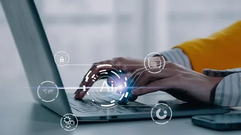 AI, Artificial Intelligence, technology smart robot AI, artificial intellig.. Stock Footage 260152928