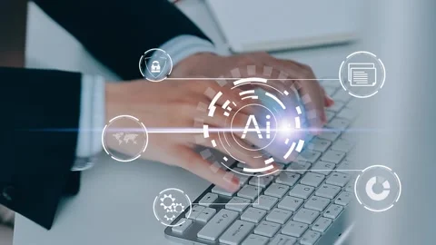 AI, Artificial Intelligence, technology smart robot AI, artificial intellig.. Stock Footage 260152929