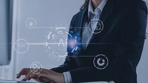 AI, Artificial Intelligence, technology smart robot AI, artificial intellig.. Stock Footage 260152930