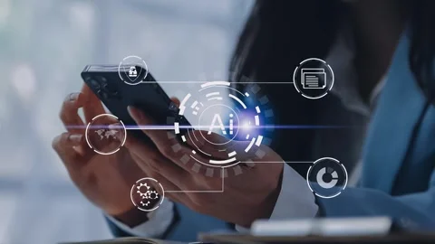 AI, Artificial Intelligence, technology smart robot AI, artificial intellig.. Stock Footage 260152934