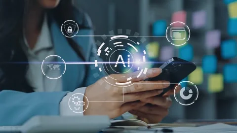 AI, Artificial Intelligence, technology smart robot AI, artificial intellig.. Stock Footage 260152936