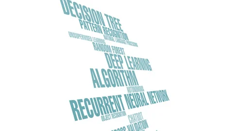 Ai artificial intelligence on white background autonomous algorithm natural Stock Footage 270920075